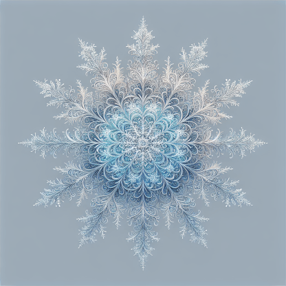 Glistening Snowflake Whimsy Diamonded Painting Kits