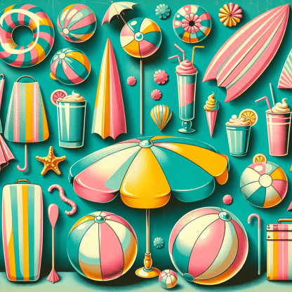 Retro Summer Paint By Diamond