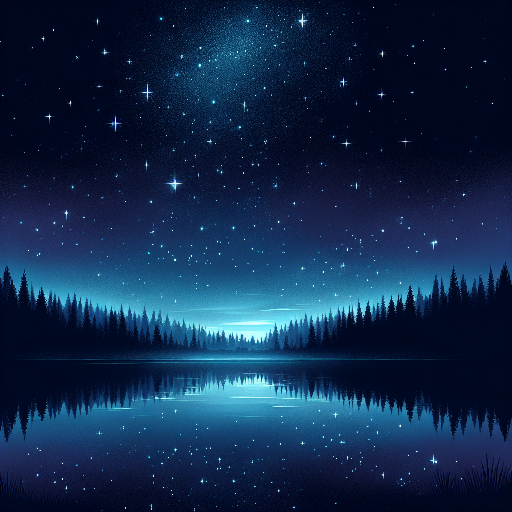 Starry Night Reflections Diamonded Painting Kits