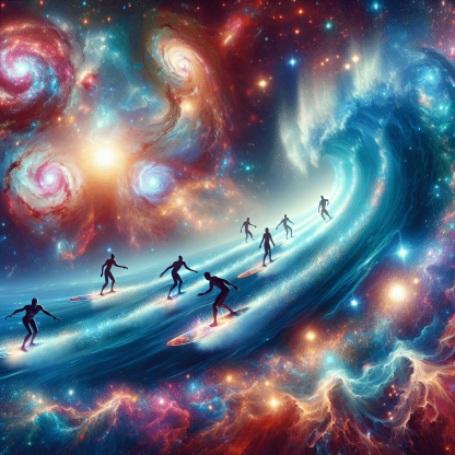 Galactic Surfing Voyage Paint By Diamonds