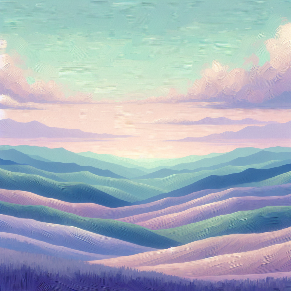 Dreamy Landscape Serenity Paint By Diamond