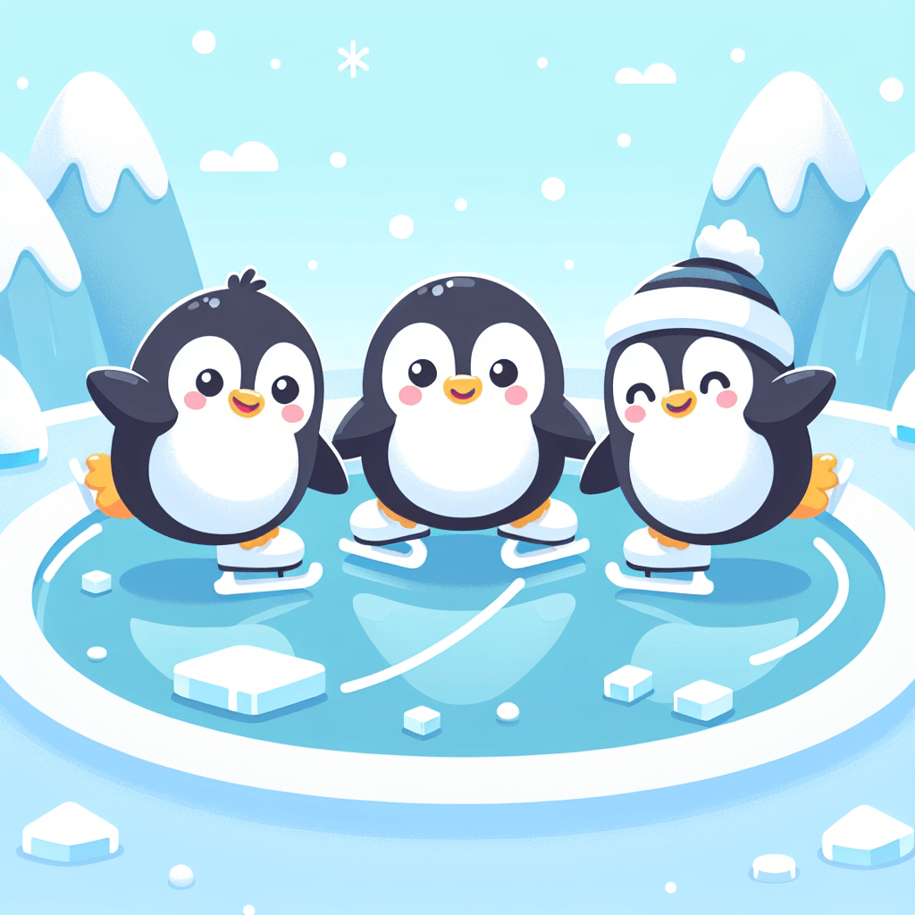 Jolly Penguins Party Diamond Painting