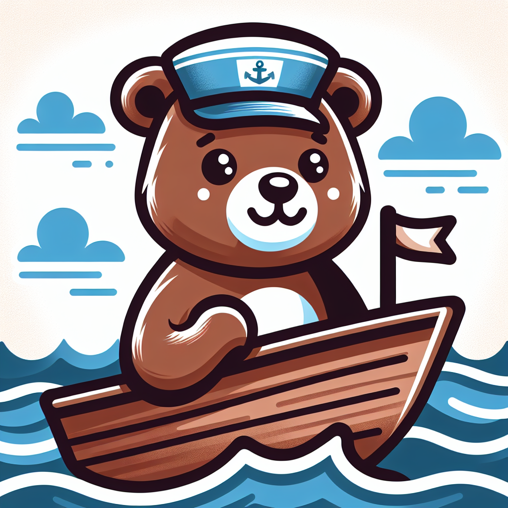 Sailor Bear's Voyage Paint By Diamond