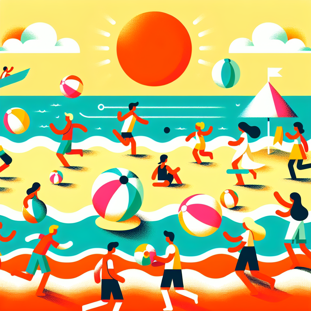 Bouncing Beach Ball Bash Paint By Diamonds Kits