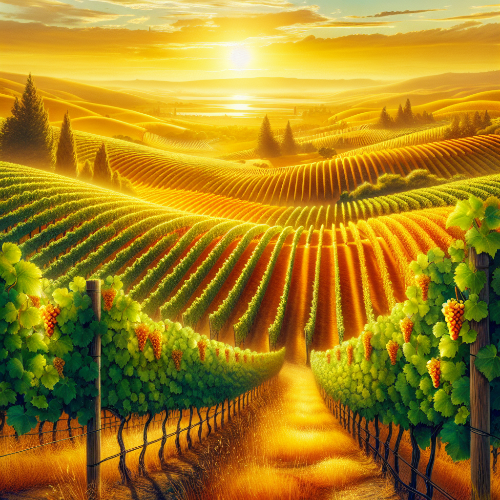 Sunkissed Vineyard Serenity DIY Paint By Diamonds