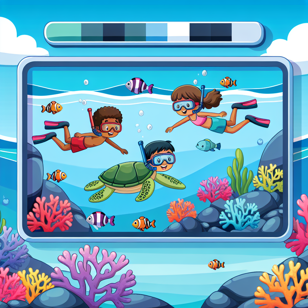 Ocean Reef Safari Painting By Diamonds Kit