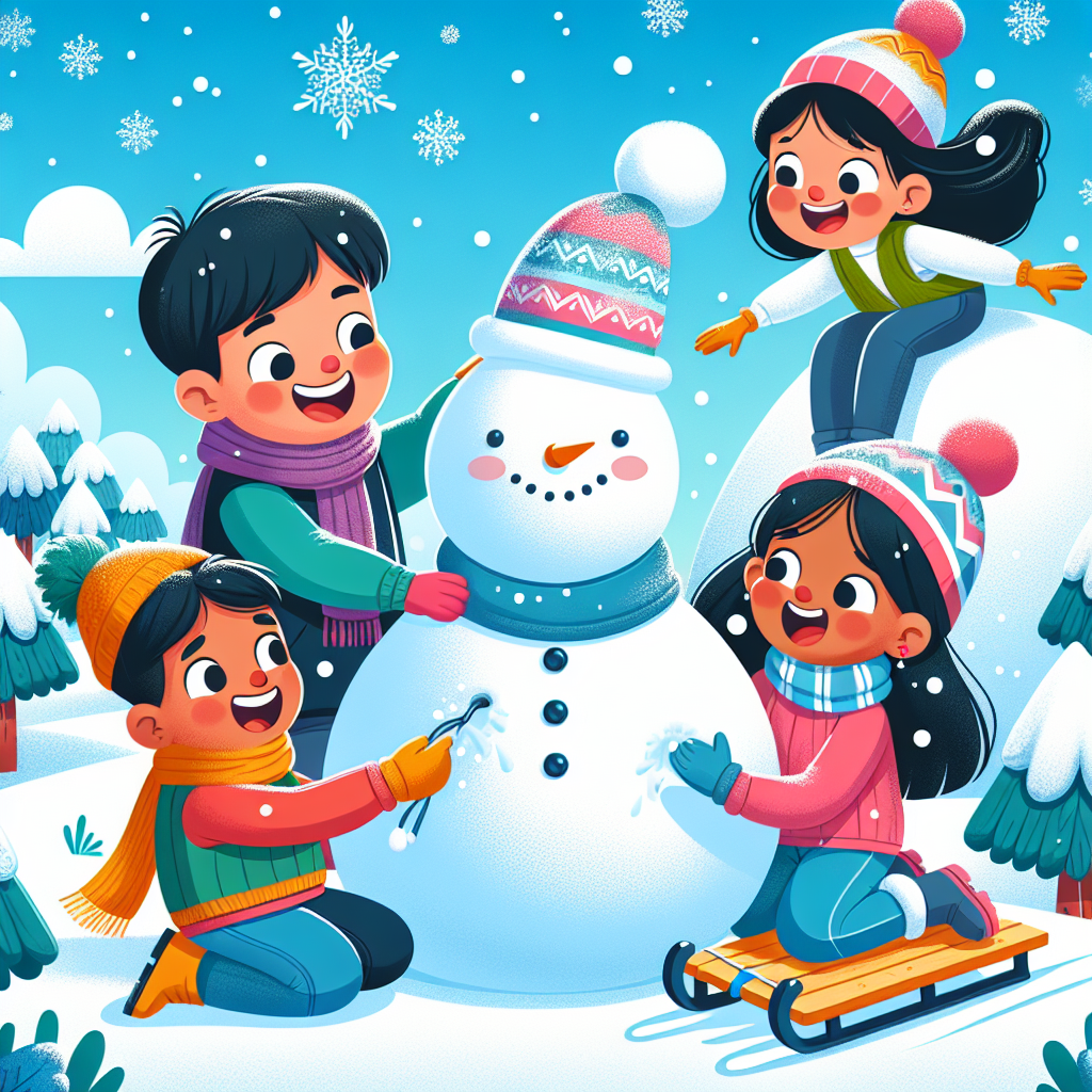 Snow Day Fun Paint By Color