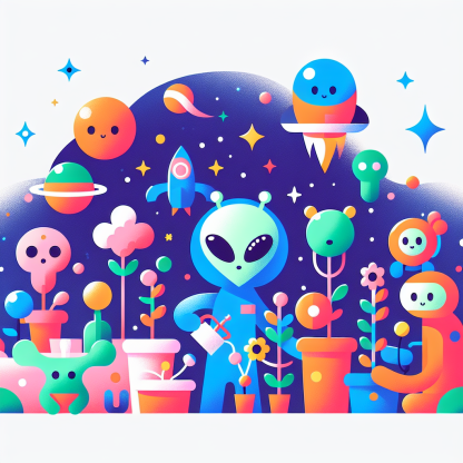 Galactic Gardens Painting Diamond Kit