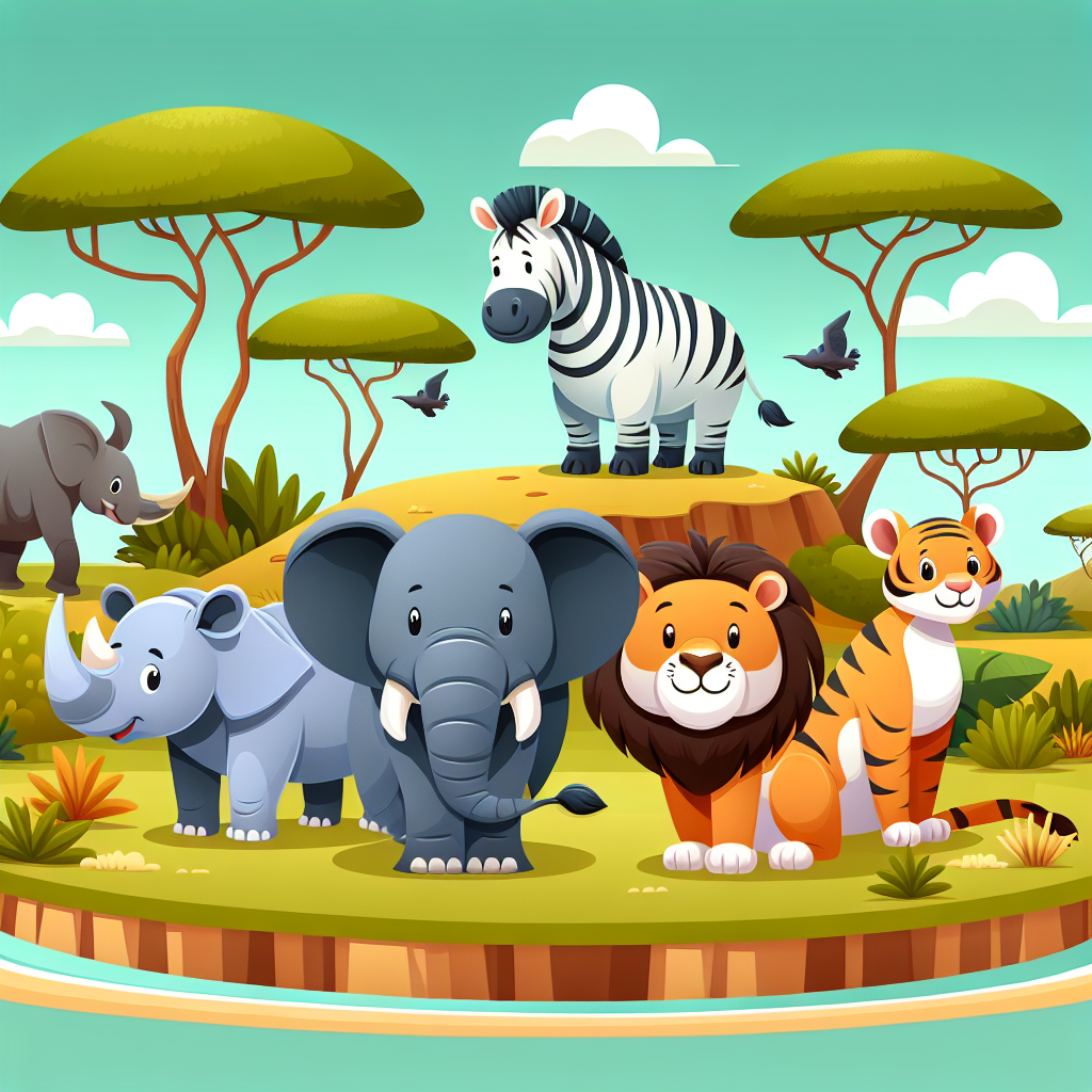 Wildlife Wonder Safari Painting By Diamonds Kit