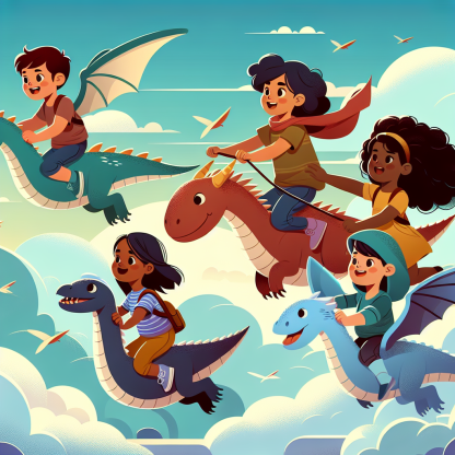 Daring Dragon Riders Paint By Color