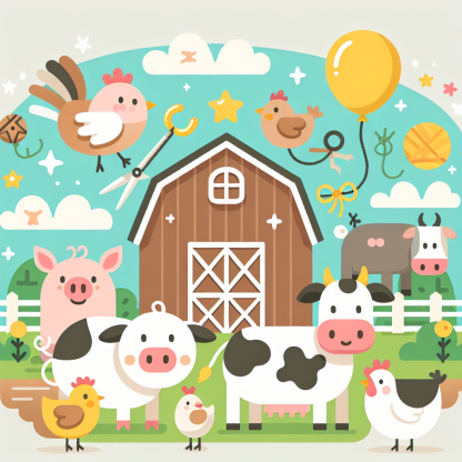 Funny Farm Fiesta Paint By Diamonds