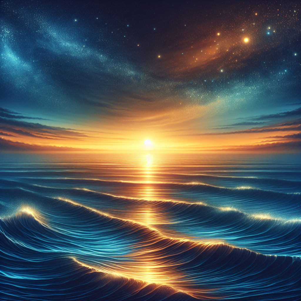 Mystic Ocean Horizon Painting Diamond Kit