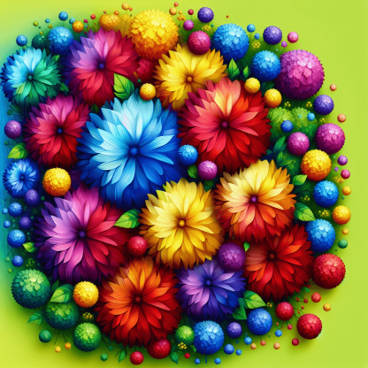 Lively Bloom Painting Diamond Kit