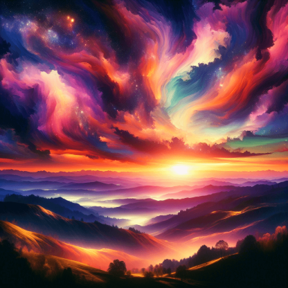 Dreamy Skies Painting Diamond Kit