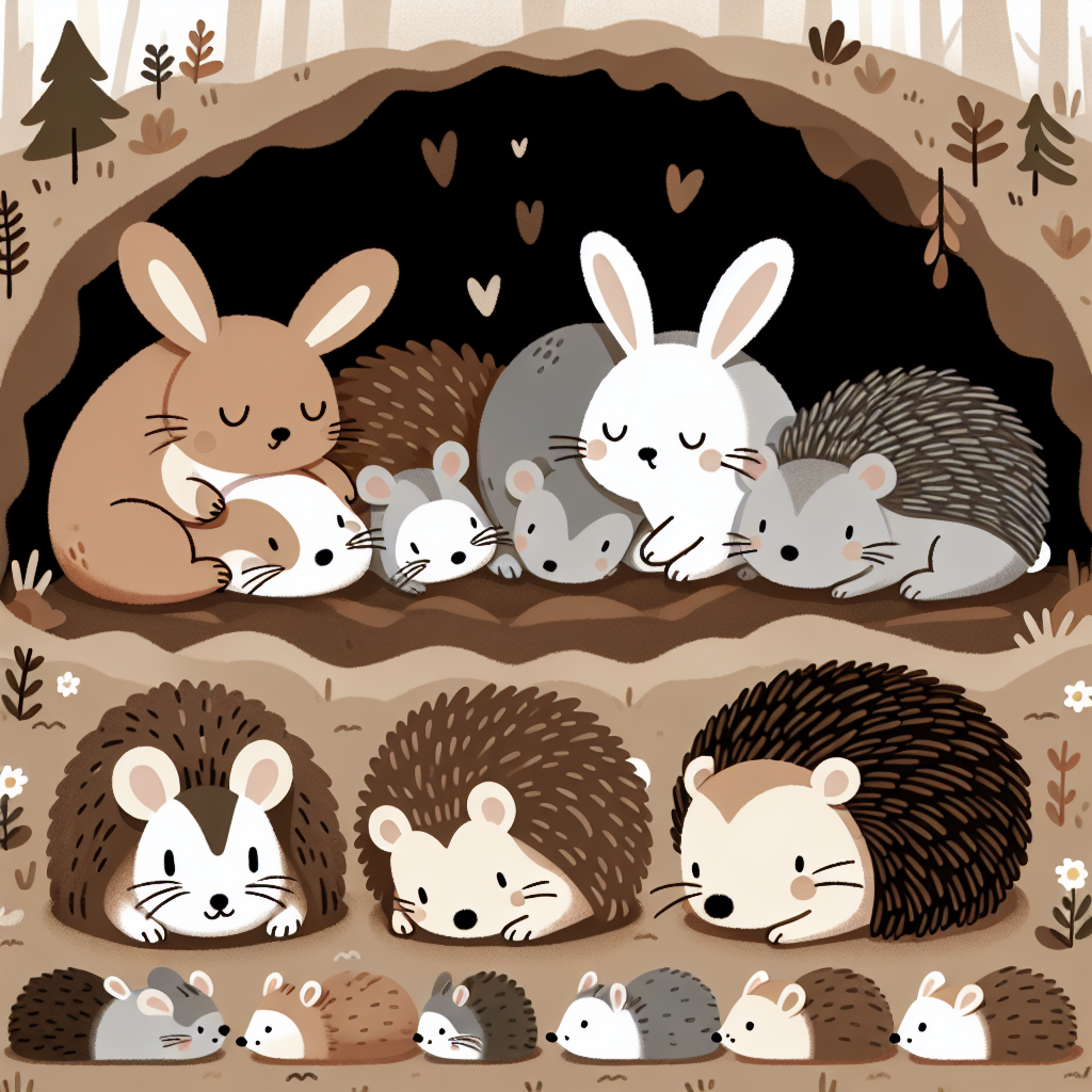 Cozy Critter Cuddle Diamonded Painting Kits