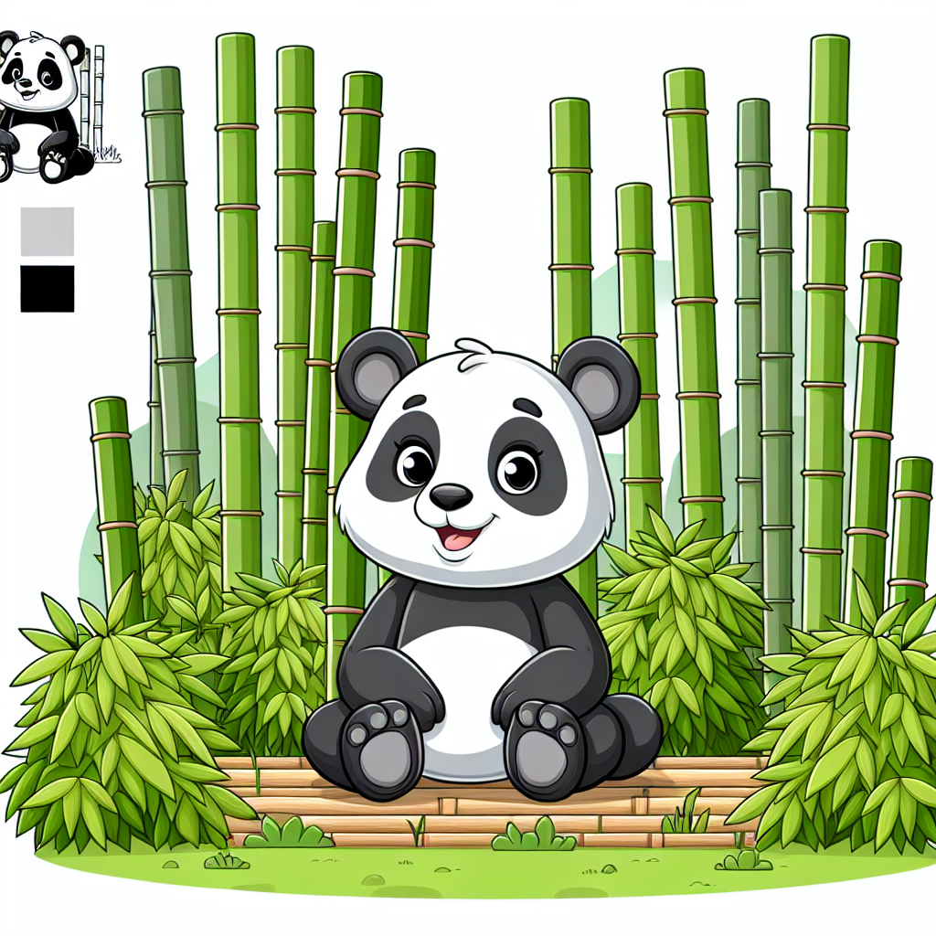 Happy Panda Grove Paint By Color