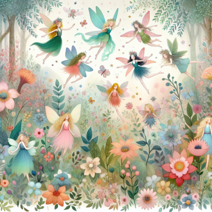 Mysterious Forest Fairies Paint By Diamonds Kits