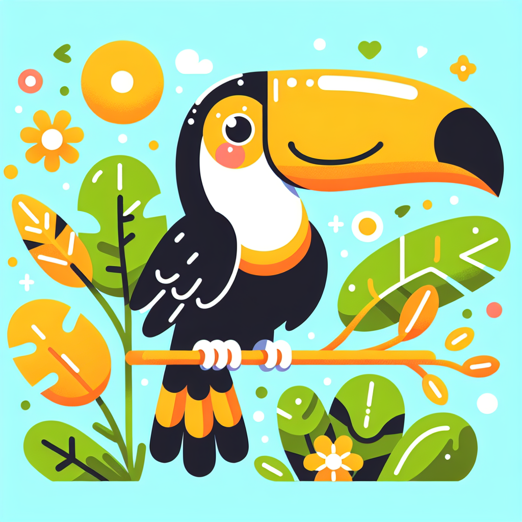 Lively Toucan Painting By Diamonds Kit