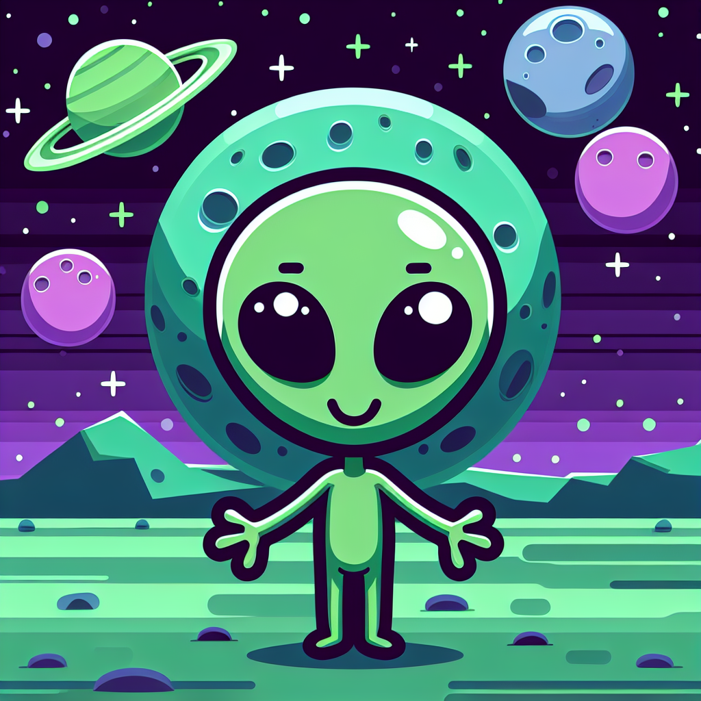Adventurous Alien Encounter Paint By Diamond