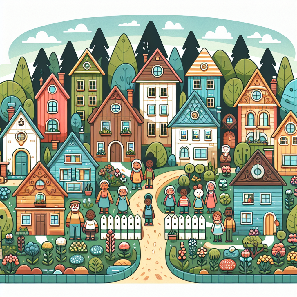 Charming Storybook Village Paint By Diamonds Kits