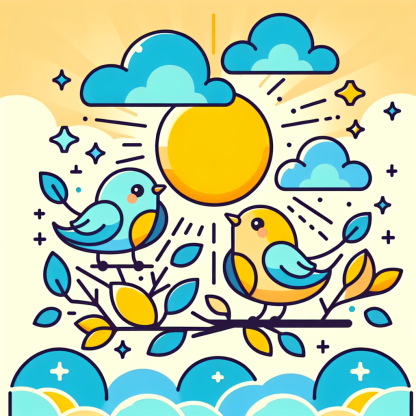 Sweet Serenade Songbirds Paint By Diamond