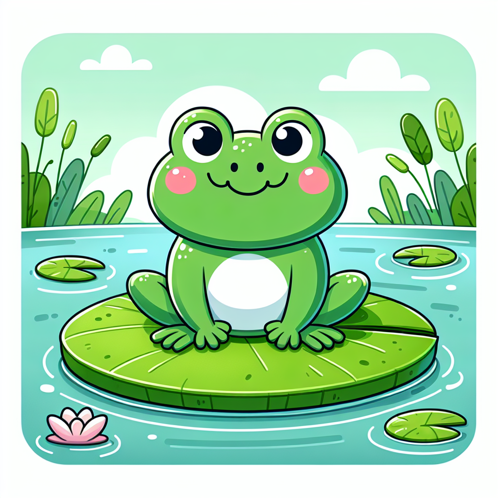 Adorable Frog Paint By Color