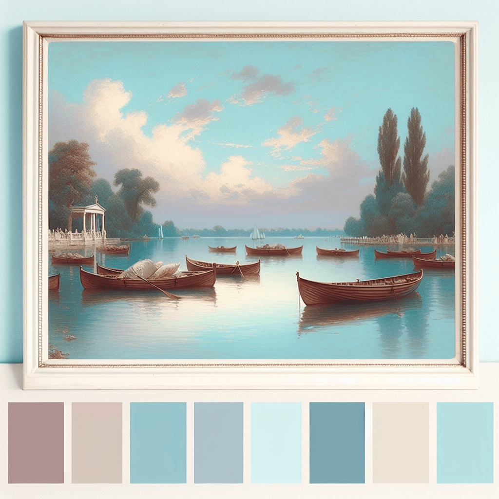 Victorian Lakefront Serenity Painting Diamond Kit