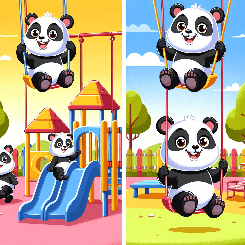 Panda Playground Fun Diamonded Painting Kits