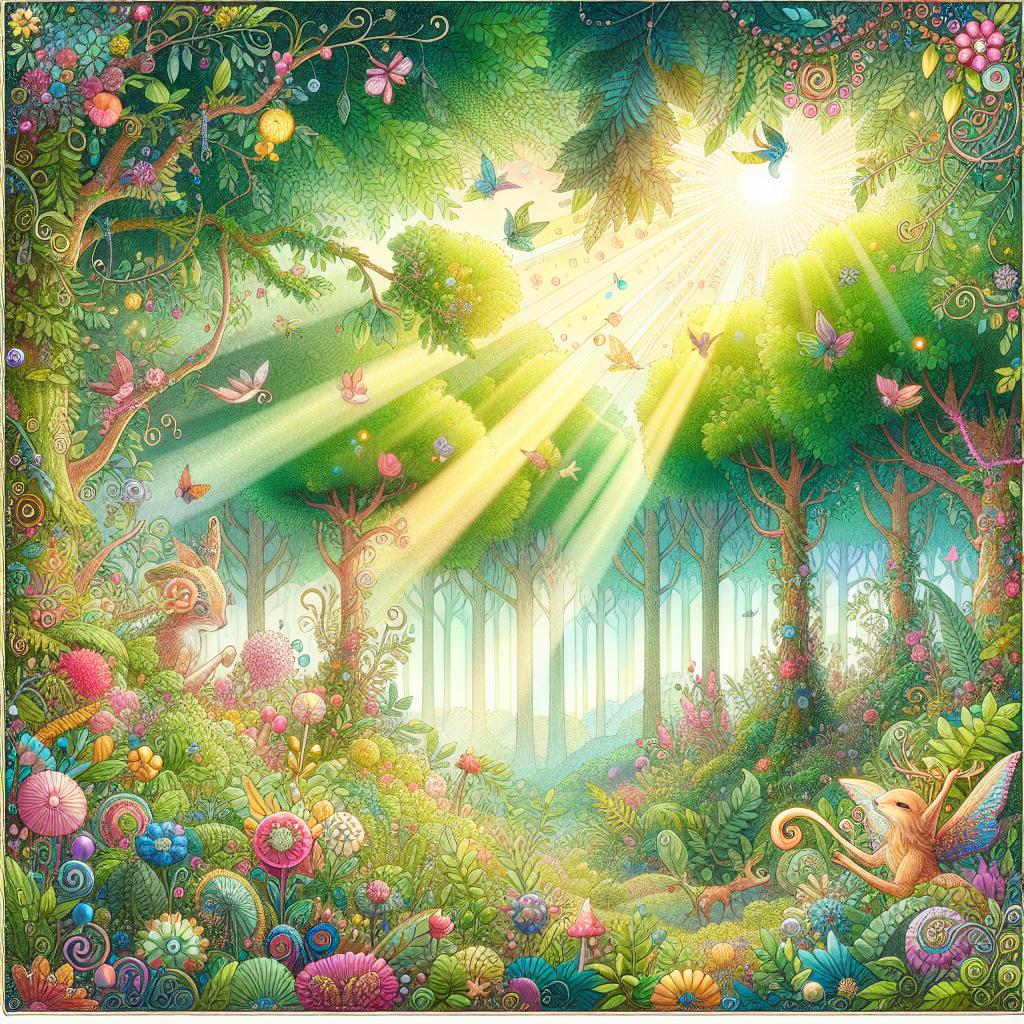 Enchanting Fairytale Forest Painting By Diamonds Kit