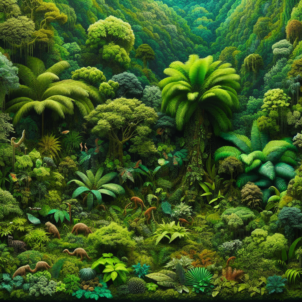 Tropical Rainforest Harmony Paint By Diamond