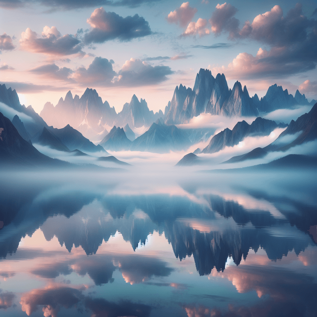 Misty Mountain Escape Painting By Diamonds Kit