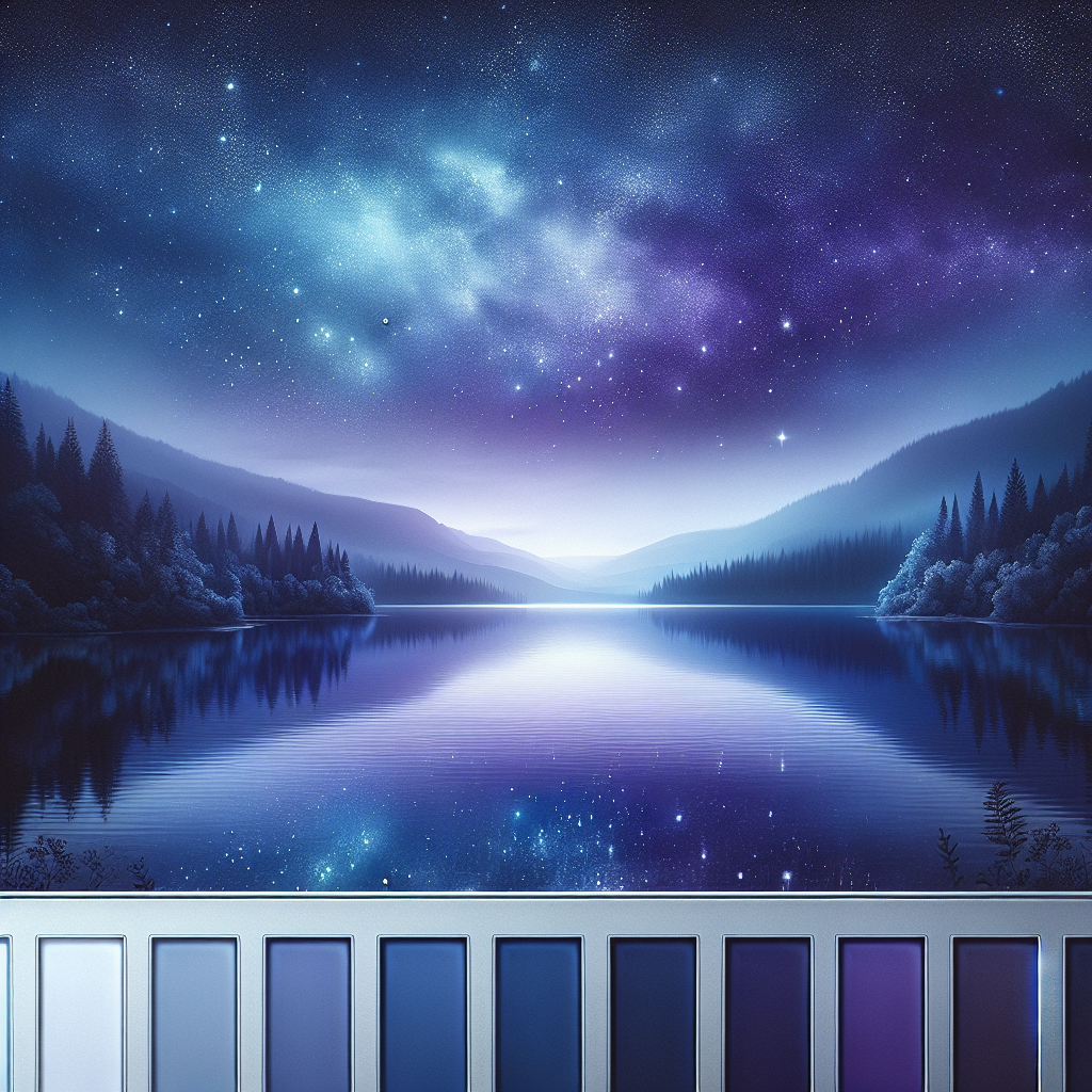 Dreamy Night Sky Over Water Diamonded Painting Kits