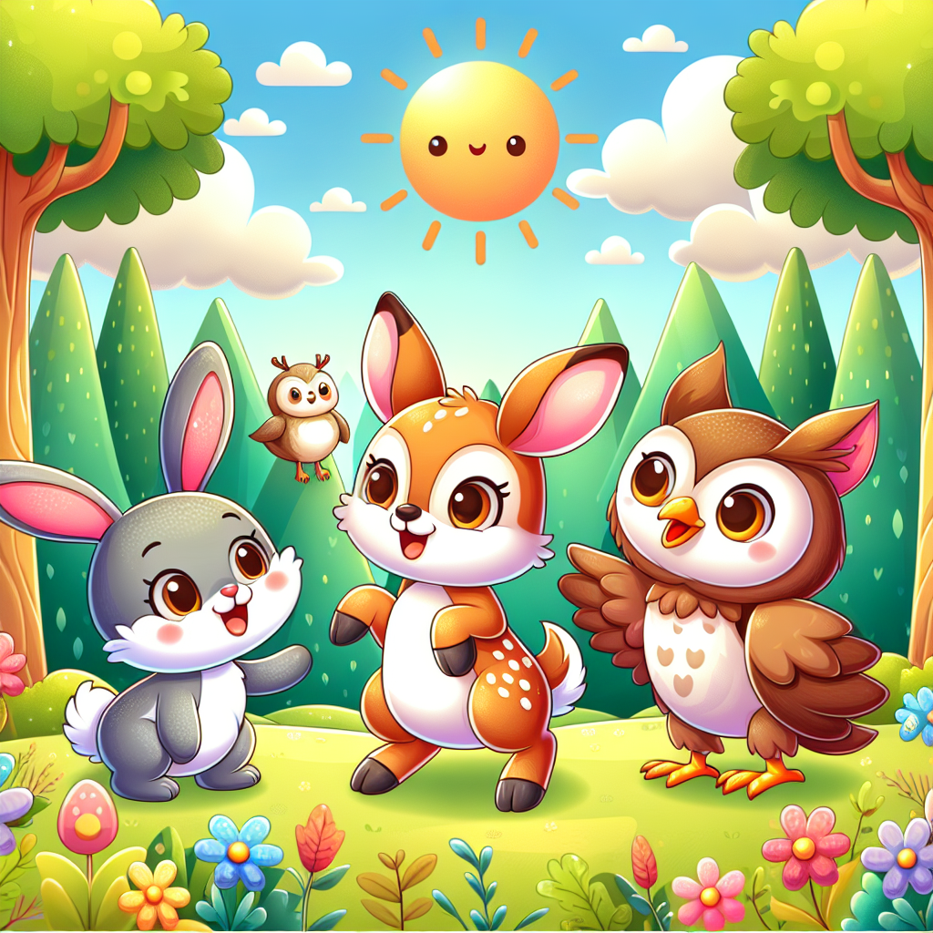 Wildlife Friends In The Forest Paint By Color