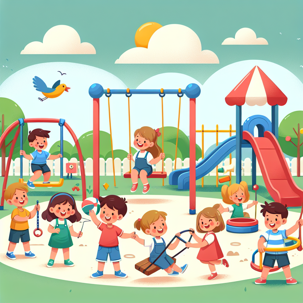 Joyful Playground Adventure Paint By Diamonds Art