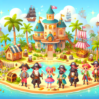 Enchanted Pirate Island Paint By Diamonds Kits