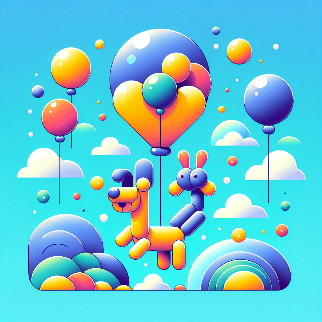 Whimsical Balloon Creatures Paint By Diamond