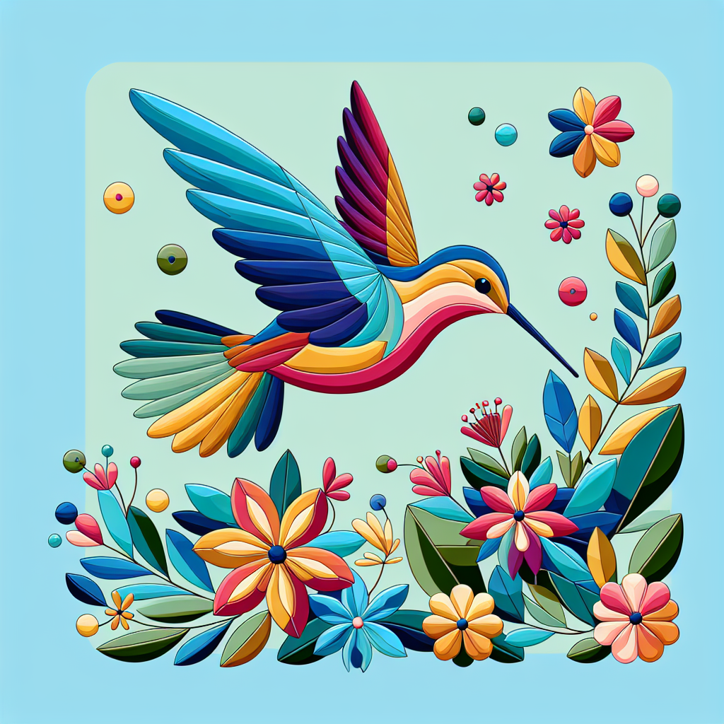 Hummingbird's Nectar Flight Paint By Diamonds Kits