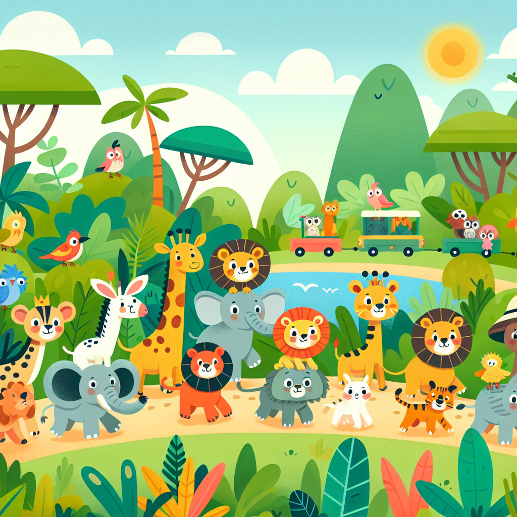 Jovial Jungle Safari Paint By Diamond