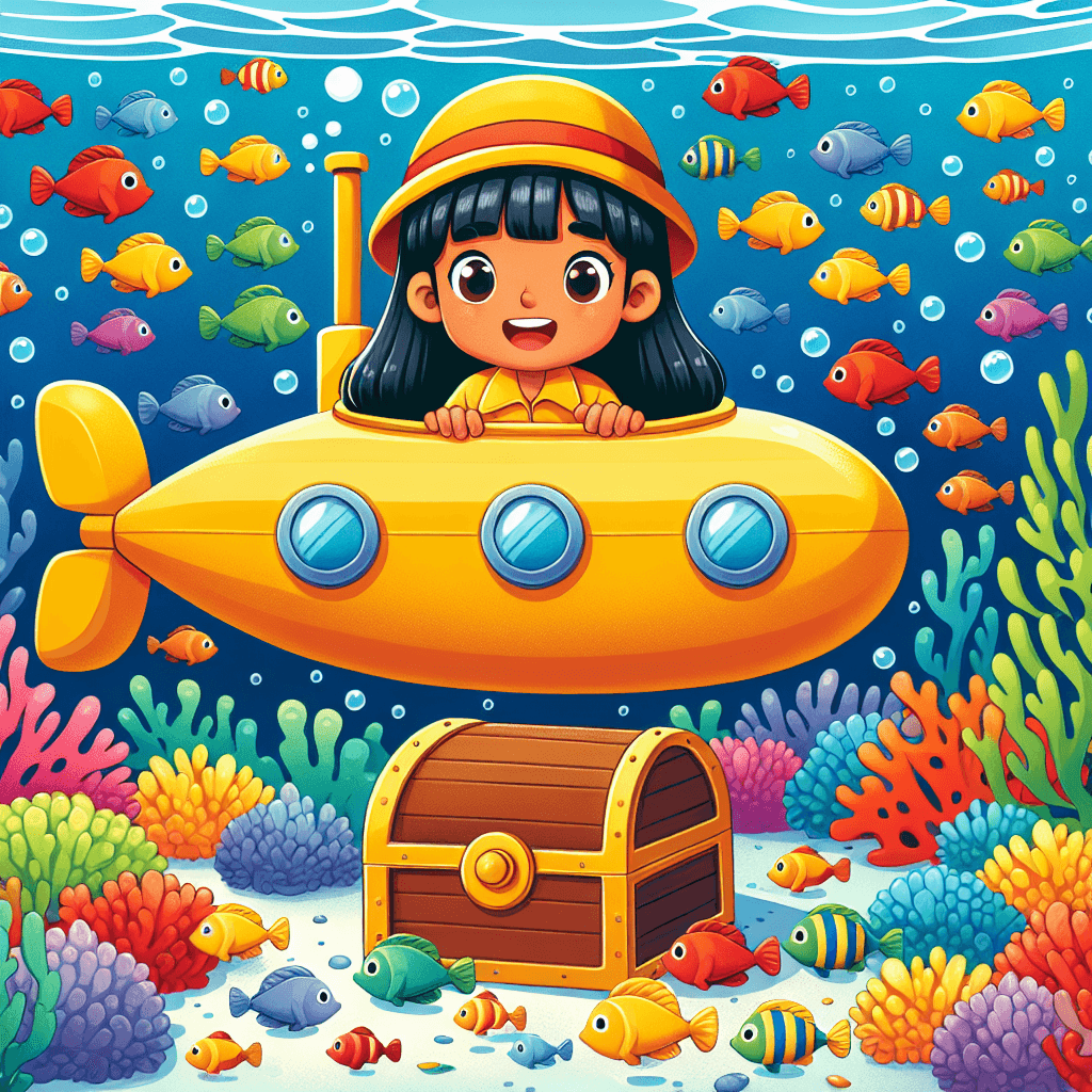 Ocean Explorer's Treasure Hunt Paint By Color