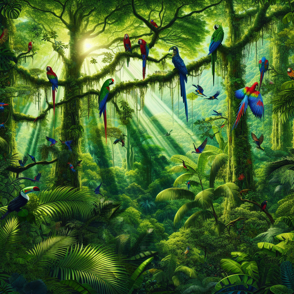 Tropical Rainforest Expedition Paint By Diamonds Kits