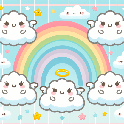 Cuddly Cloud Adventure Diamond Painting