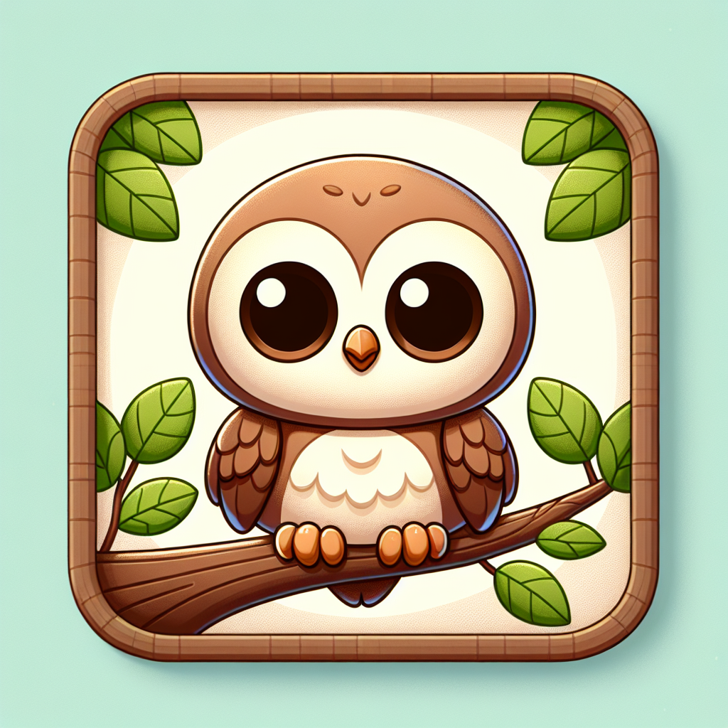 Charming Baby Owl Paint By Diamond