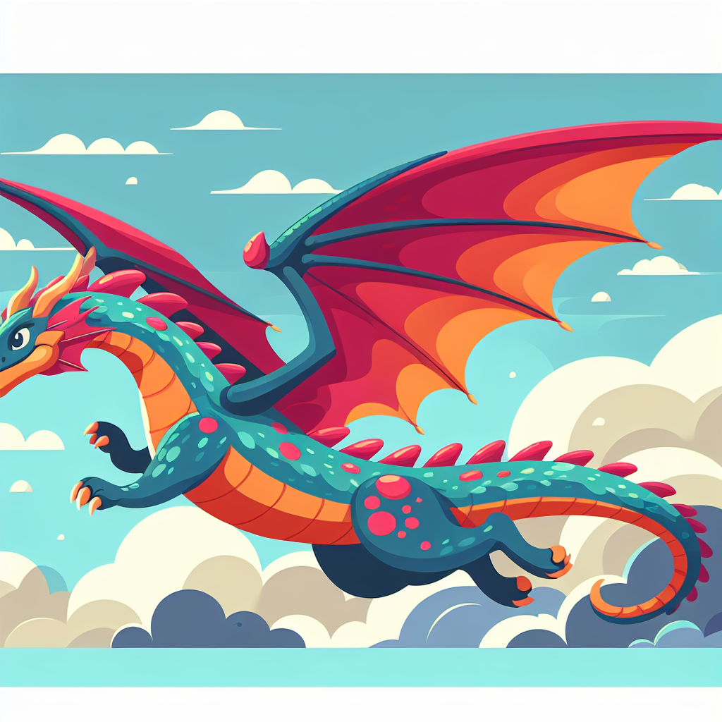 Majestic Dragon's Flight Paint By Diamond