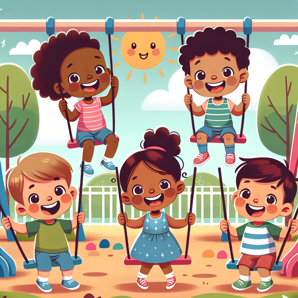 Giggling Playground Fun Paint By Diamonds Art