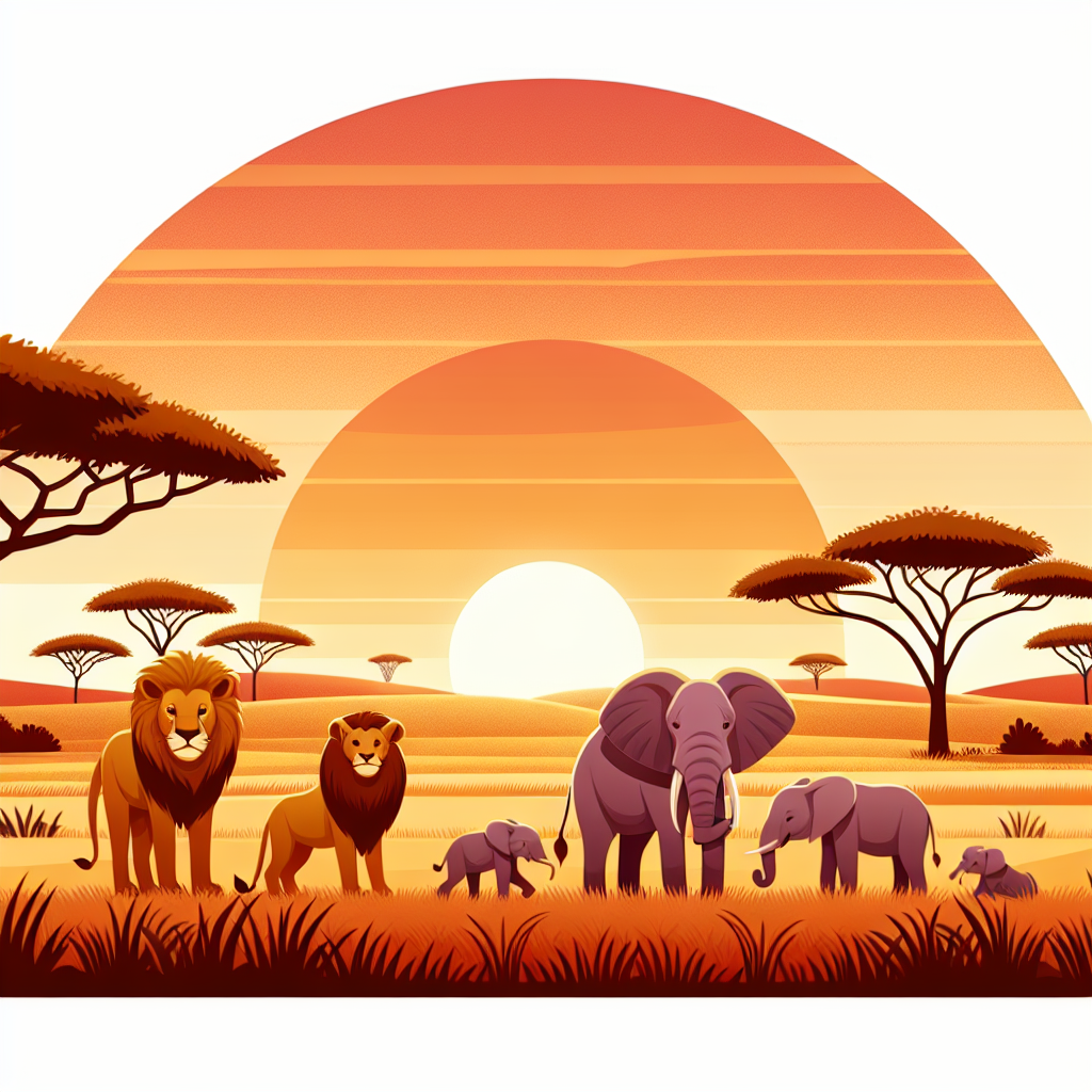 Safari Serengeti Stroll DIY Paint By Diamonds