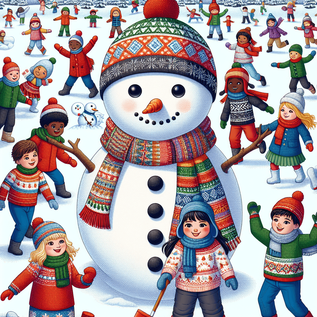 Snowman's Delight Paint By Diamonds