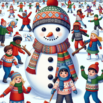 Snowman's Delight Paint By Diamonds