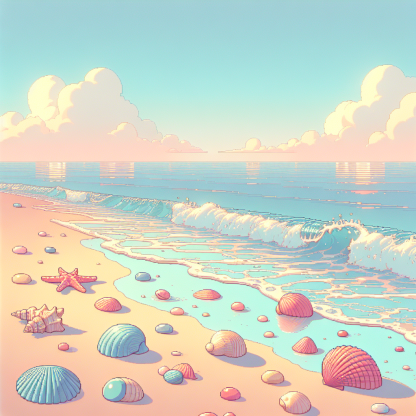 Gentle Ocean Wave Paint By Diamond