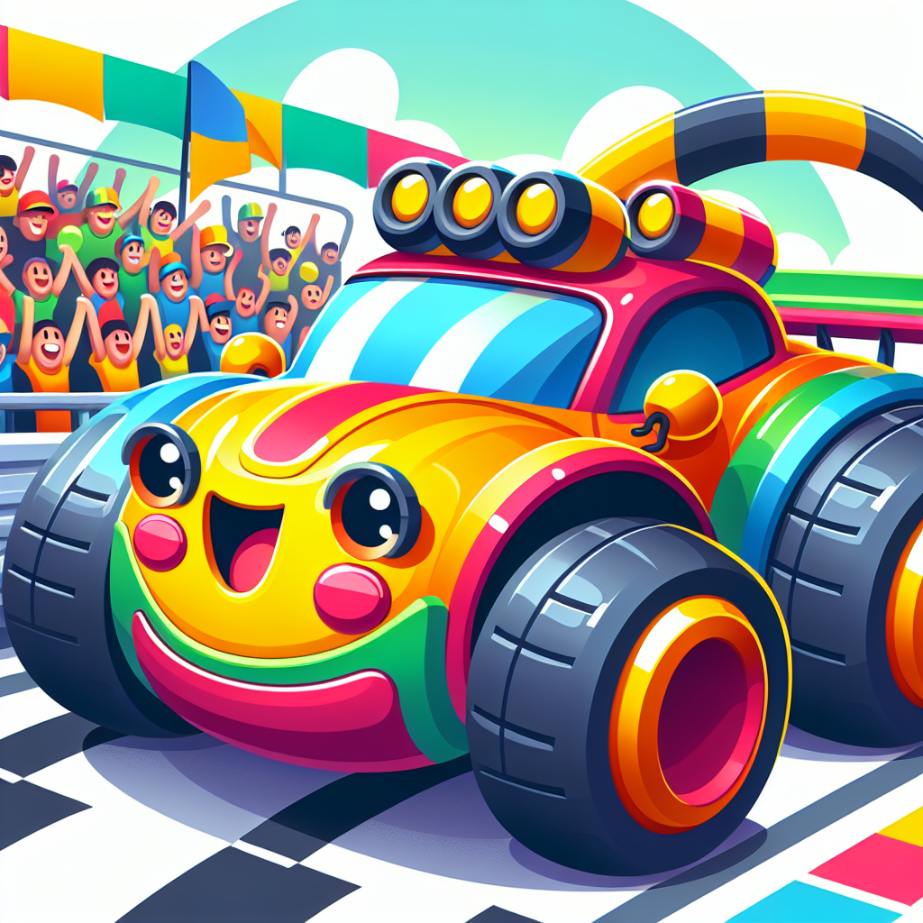Fun Racing Car Paint By Diamonds Art