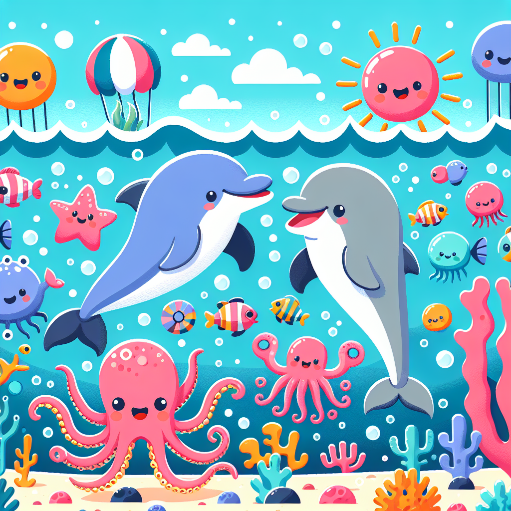 Ocean Creatures Carnival Painting By Diamonds Kit